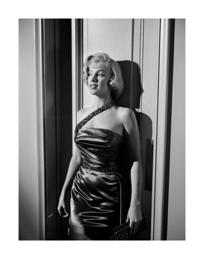 Frank Worth Black and White Photograph - Marilyn Monroe on the Set of "How to Marry a Millionaire"