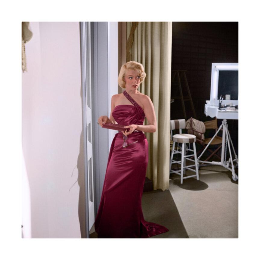 Marilyn Monroe am Set von „How to Marry a Millionare“