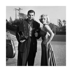 Marilyn Monroe Standing with Photographer
