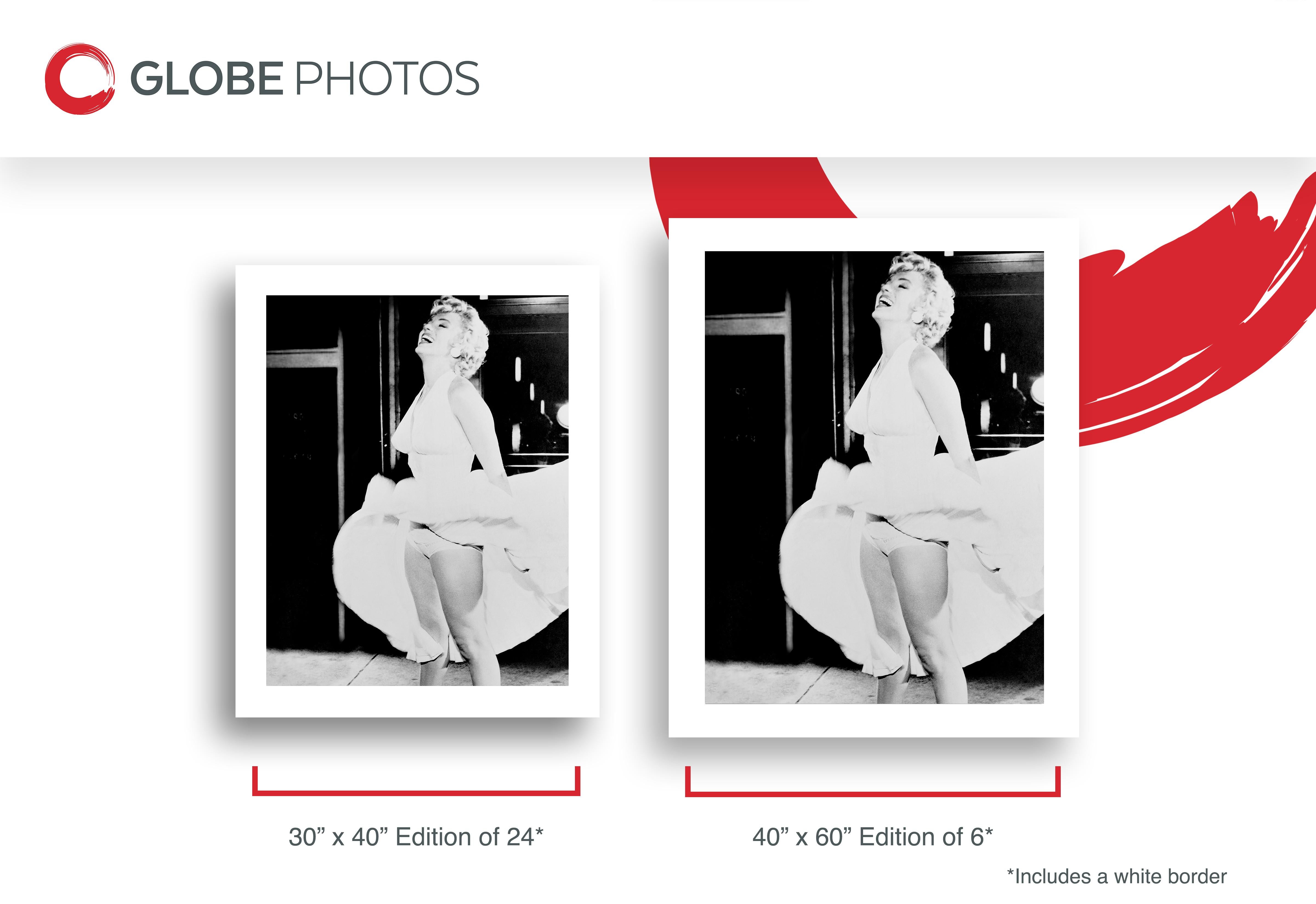 Marilyn Monroe „The Seven Year Itch“ (Schwarz), Black and White Photograph, von Frank Worth