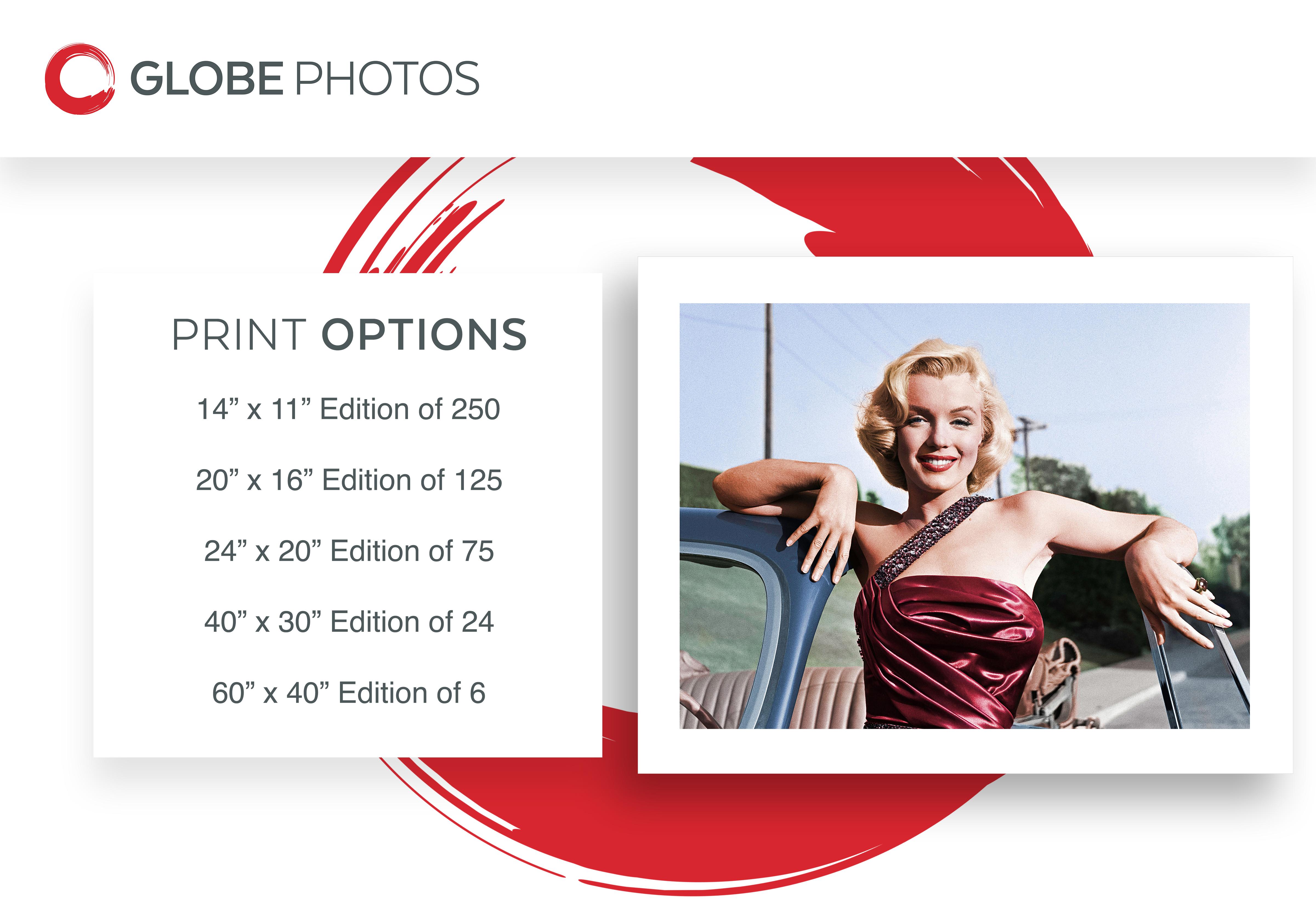 Marilyn Monroe mit Classic Roadster für 