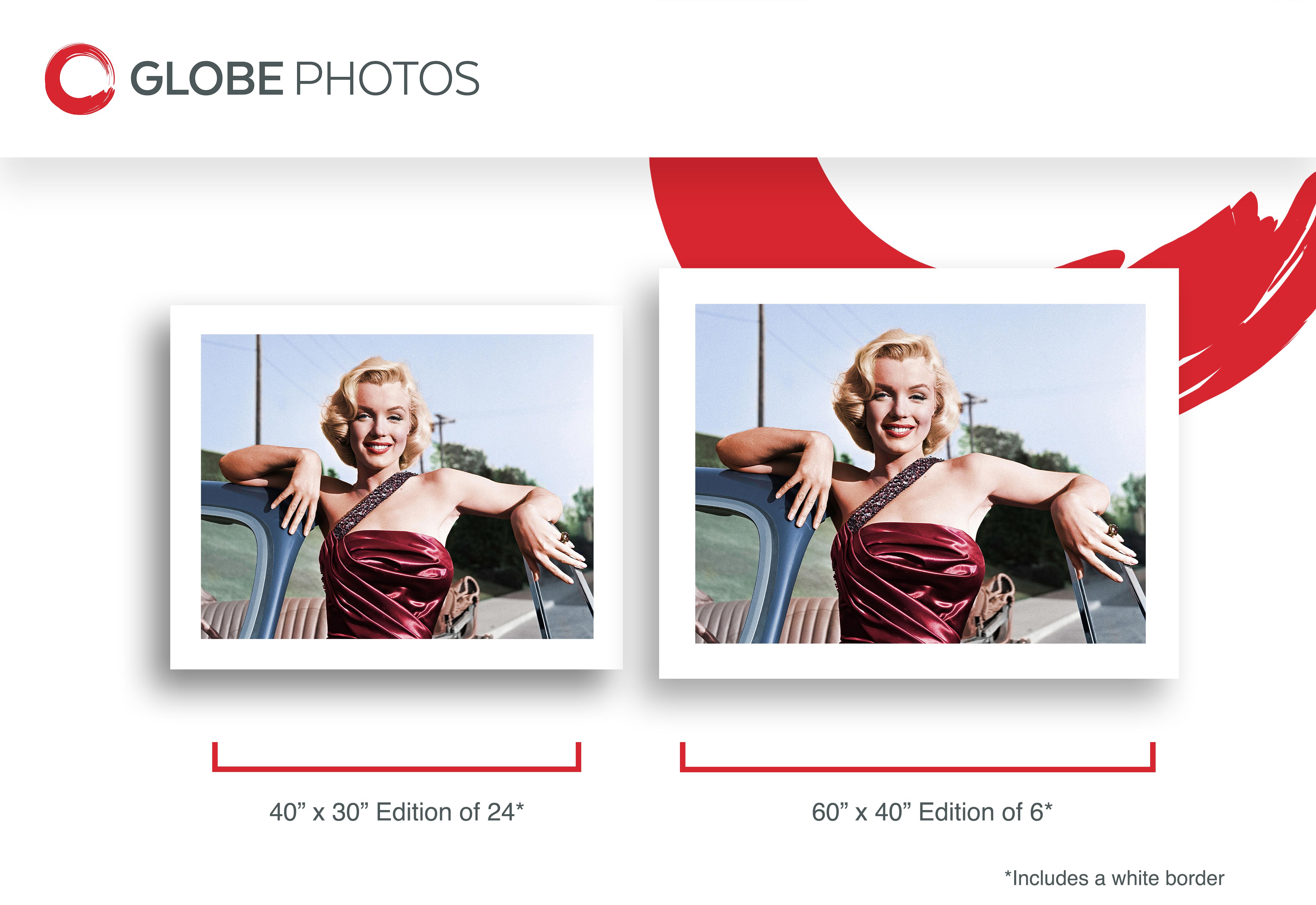 Marilyn Monroe mit Classic Roadster für 