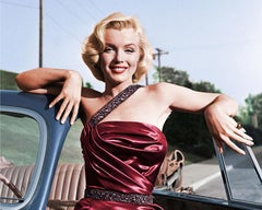 Marilyn Monroe with Classic Roadster for "How to Marry a Millionaire"