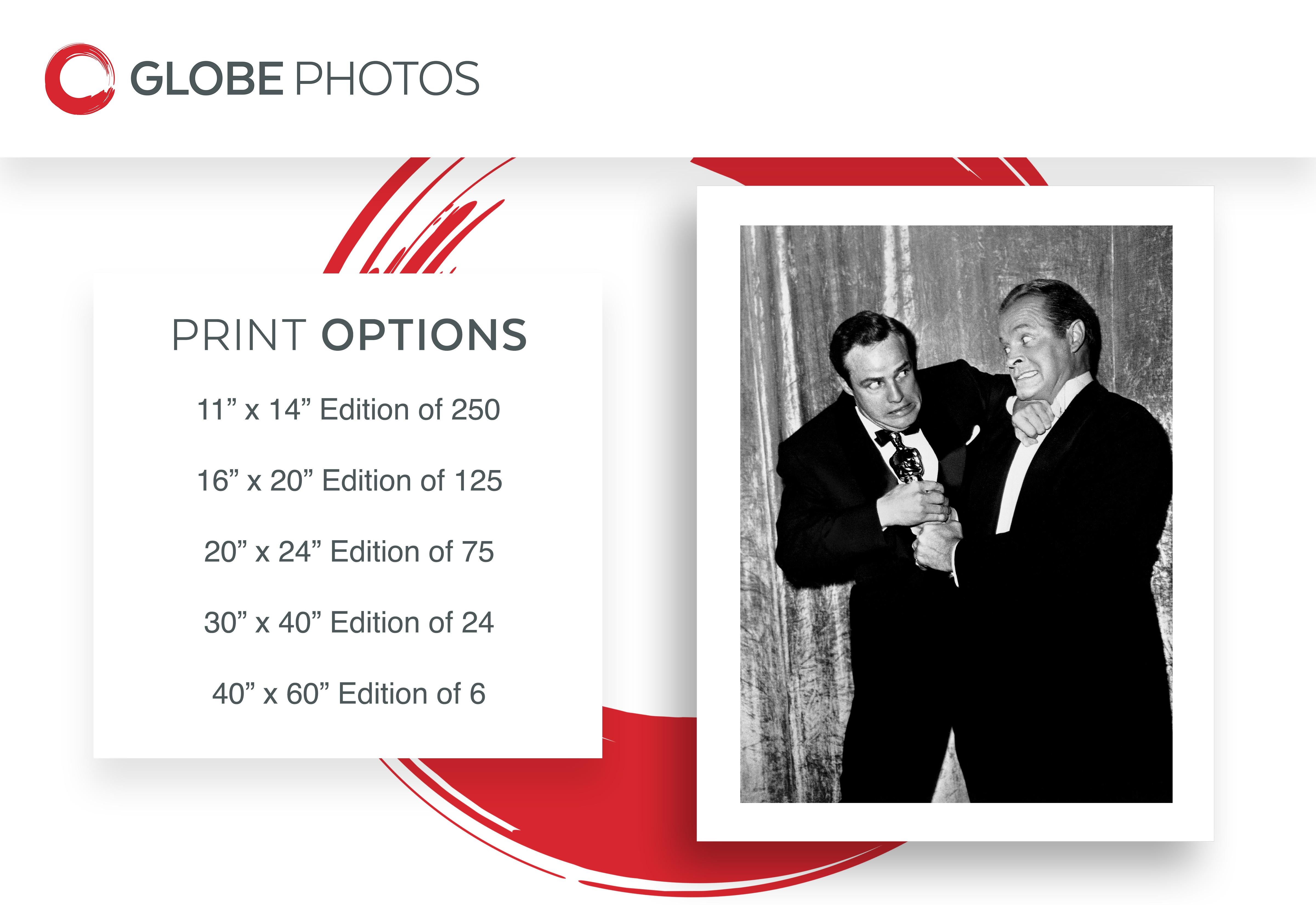 Marlon Brando y Bob Hope se pelean por el Oscar - Photograph de Frank Worth