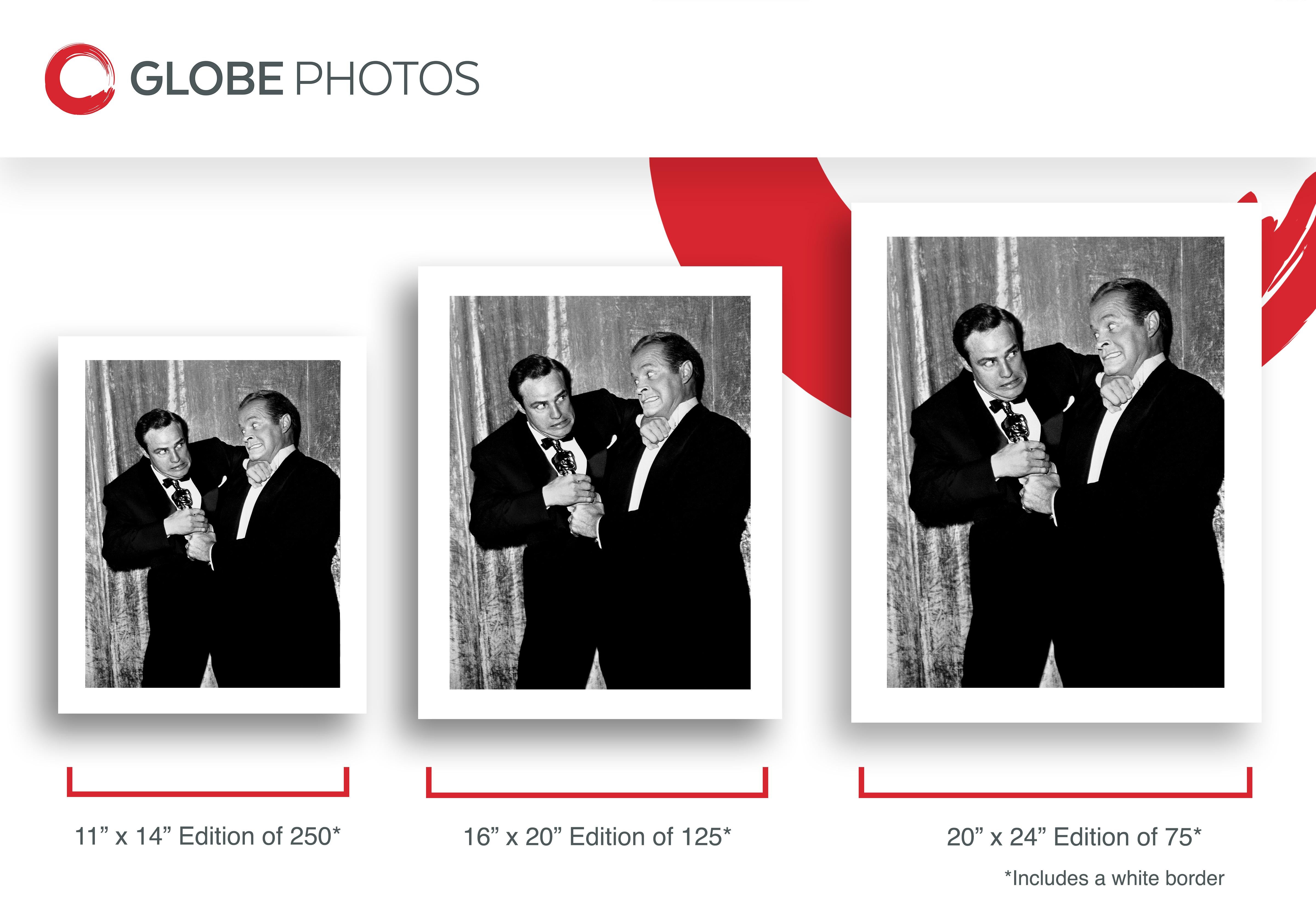 Marlon Brando y Bob Hope se pelean por el Oscar - Photograph Contemporáneo de Frank Worth
