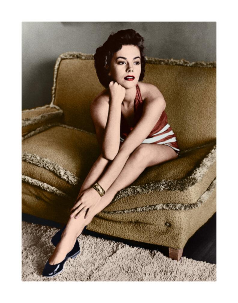 Color Photograph di Frank Worth - Ritratto classico di Natalie Wood