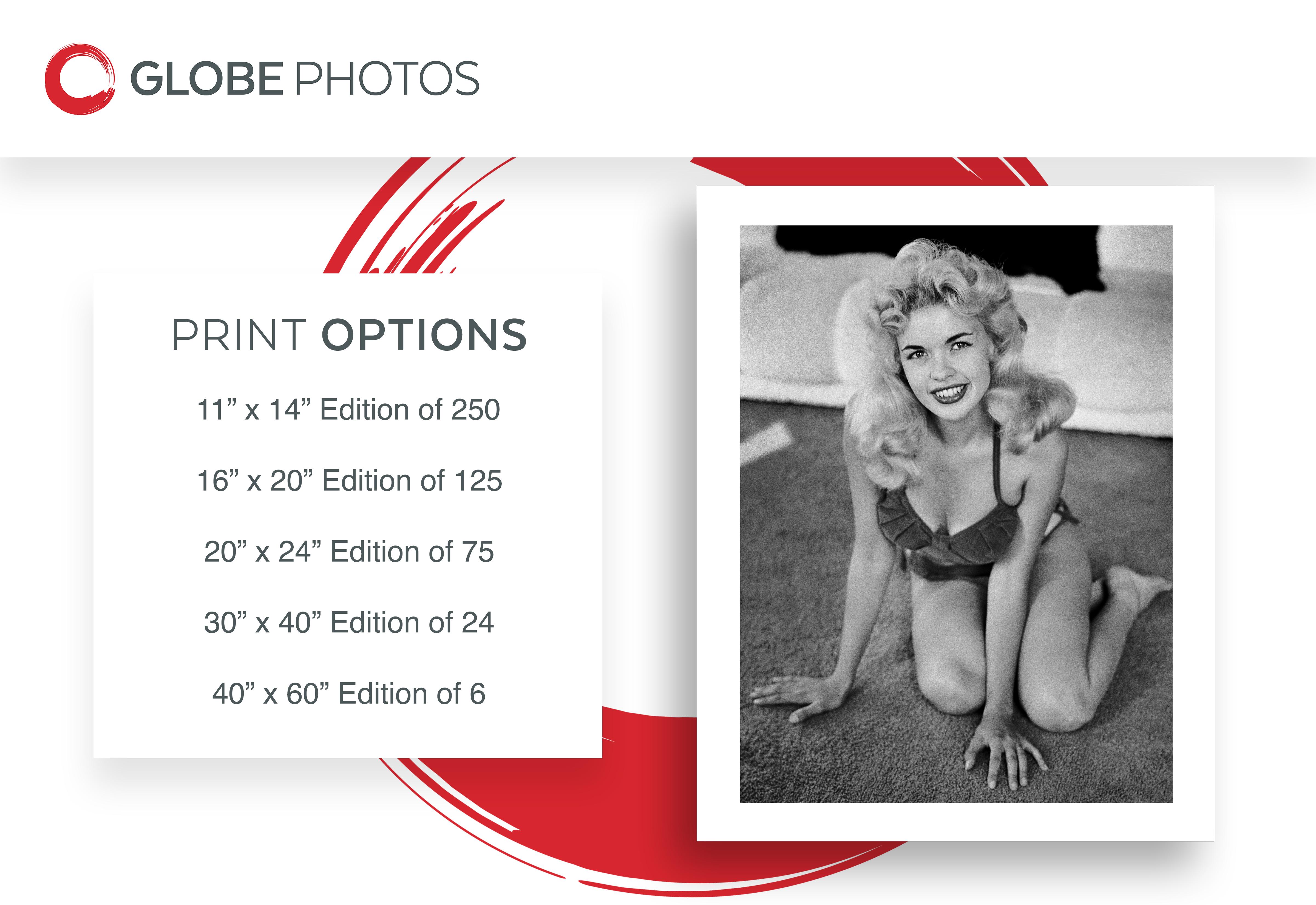 Verspielte Jayne Mansfield – Photograph von Frank Worth