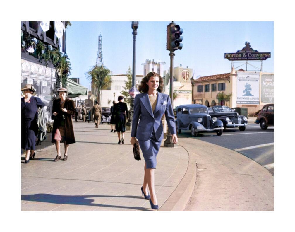 Frank Worth Portrait Photograph - Rita Hayworth in Burbank