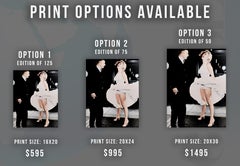 Billy Wilder and Marilyn Monroe "The Seven Year Itch" - Colorized Fine Art Print