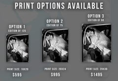 Elizabeth Taylor and Conrad Hilton on Their Wedding Day Fine Art Print