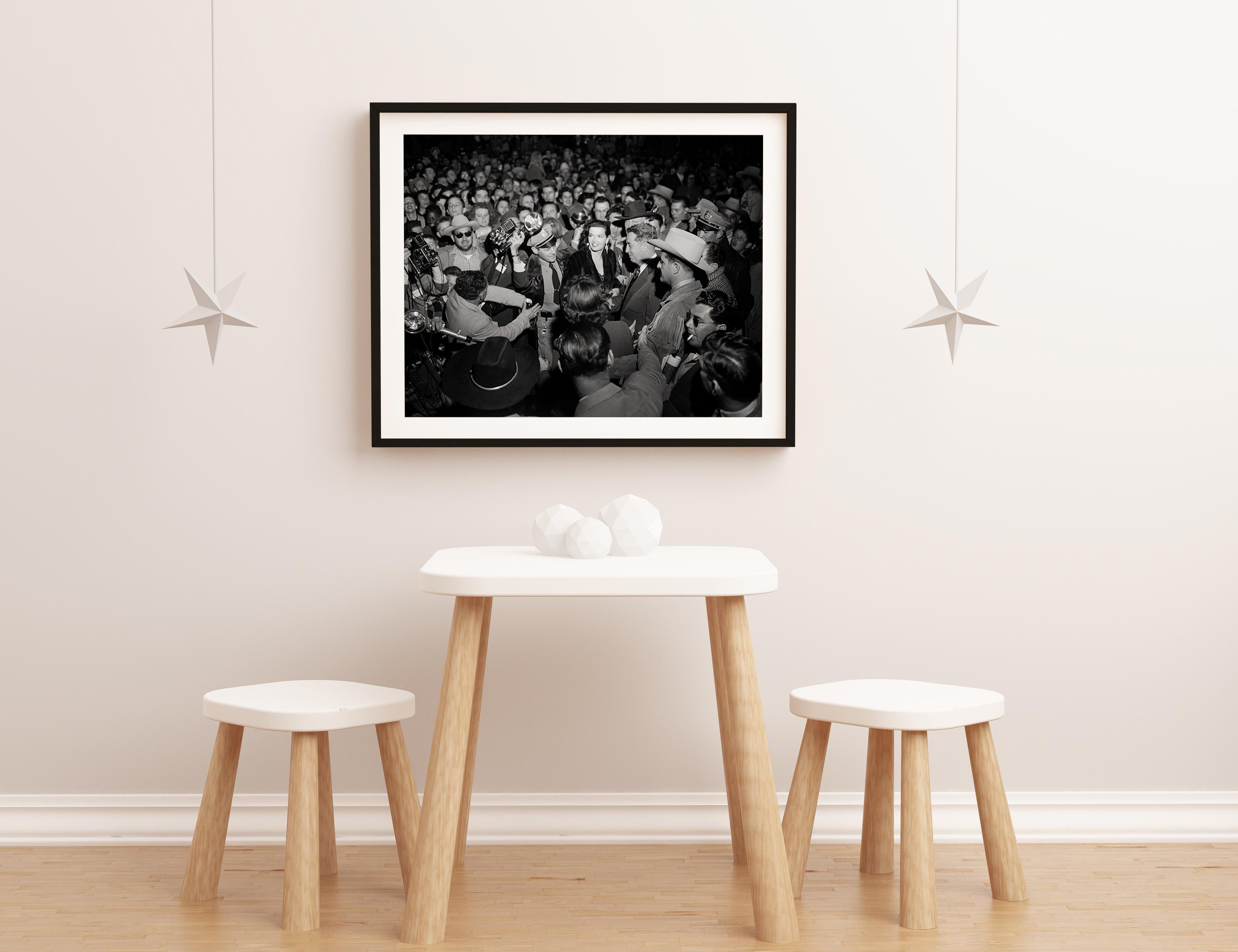 Jane Russell in Crowd Fine Art Print For Sale 2