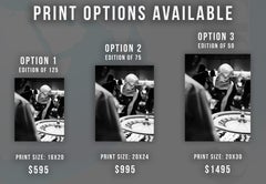 Jayne Mansfield Playing Roulette in Vegas Fine Art Print