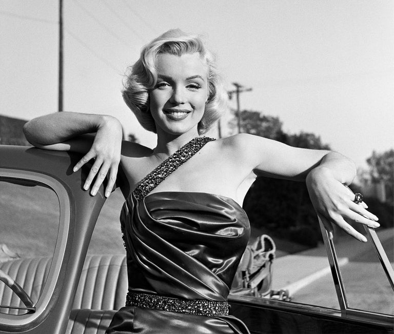 Frank Worth Black and White Photograph - Marilyn Monroe Classic Portrait on the Set of "How to Marry a Millionaire"