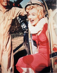 Marilyn Monroe Visiting Korean War Troops by Frank Worth 1954 in Color 22 of 75