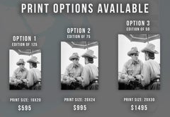 Rock Hudson Running Lines Fine Art Print