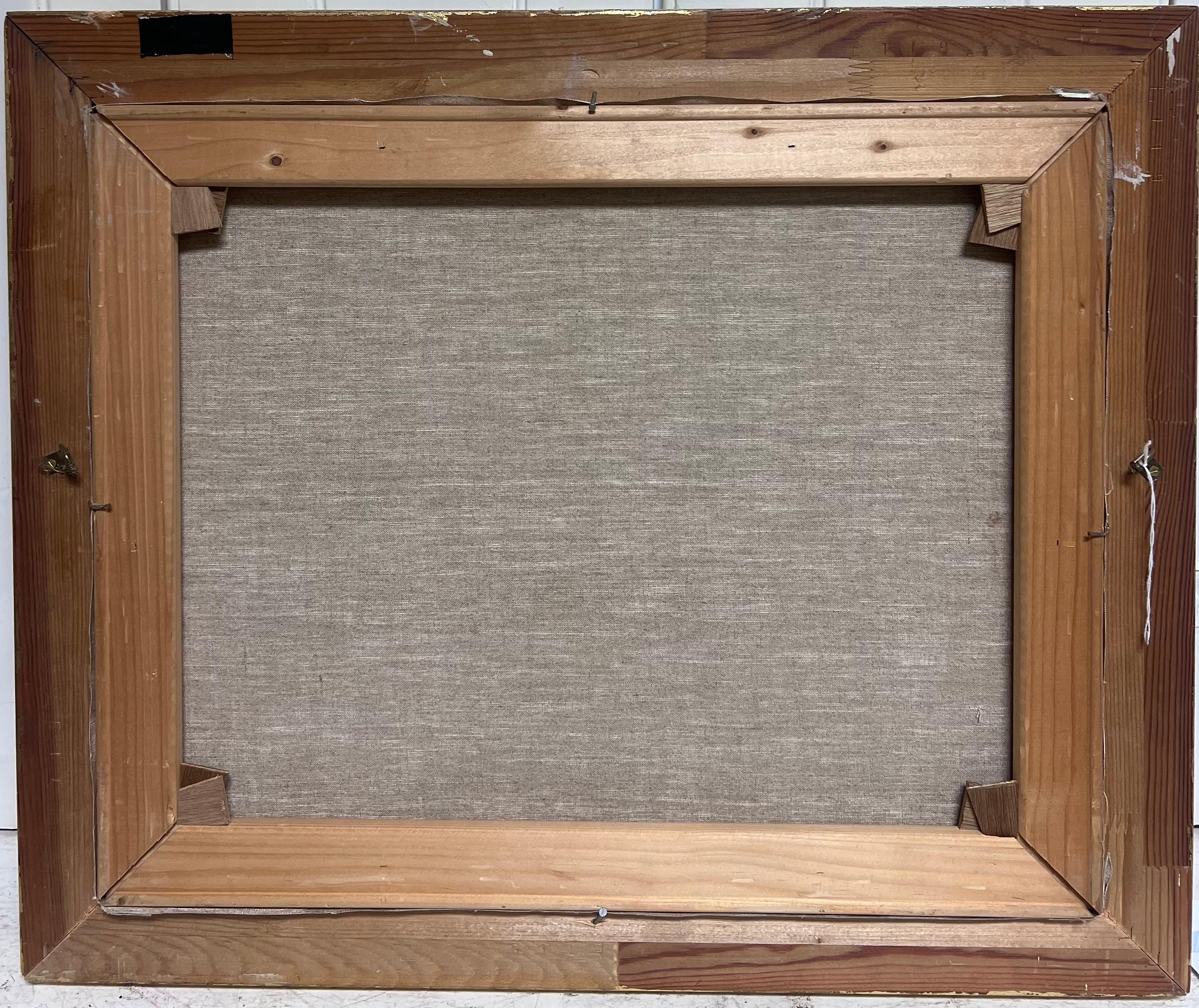 Feines englisches Ölgemälde Otter im schnell fließenden Bach Dappled Light Signiert im Angebot 6