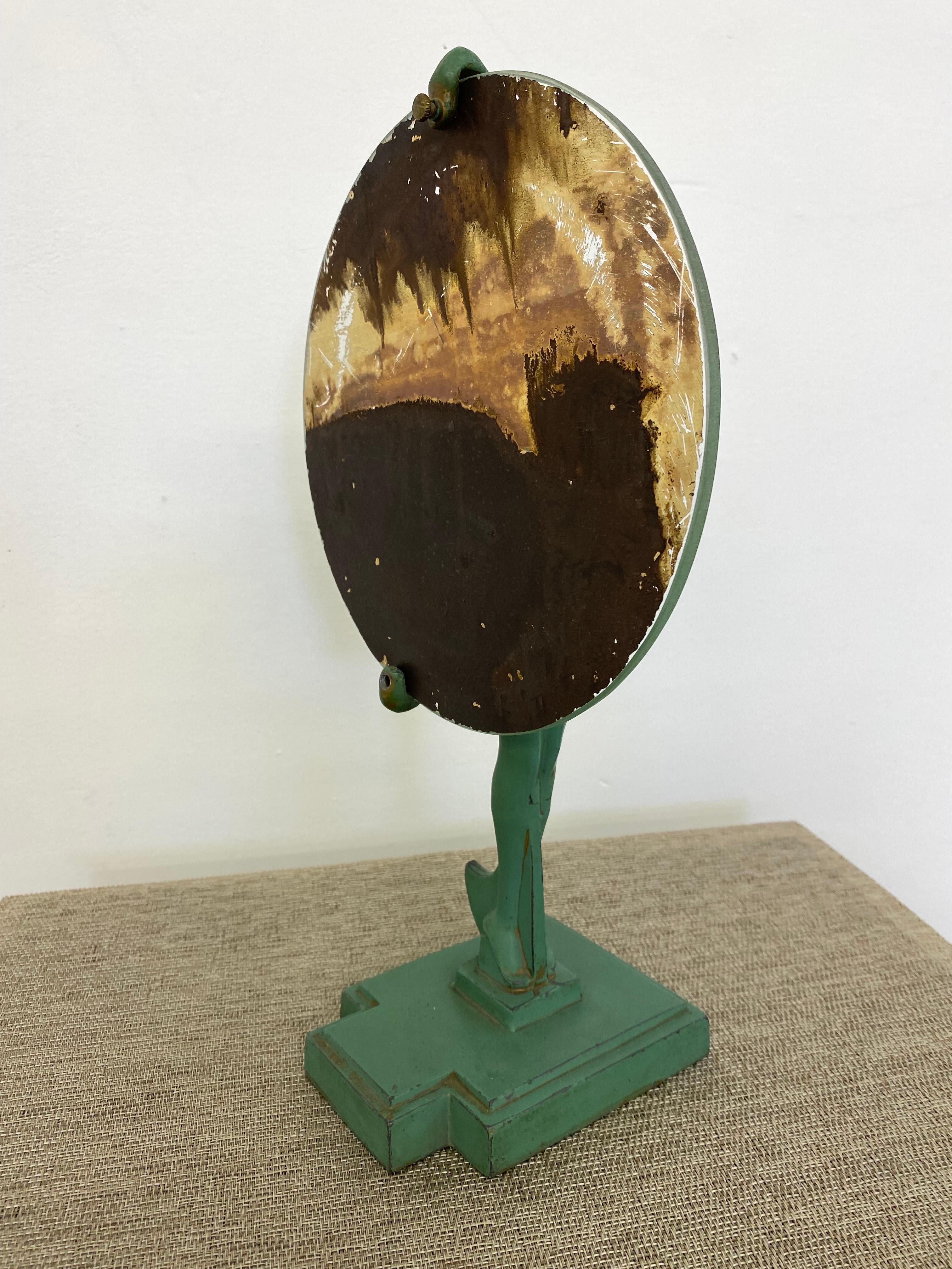 Frankart Lady Holding Mirror In Good Condition In Philadelphia, PA