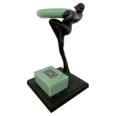 Frankart Lady with Glass Lidded Box T301