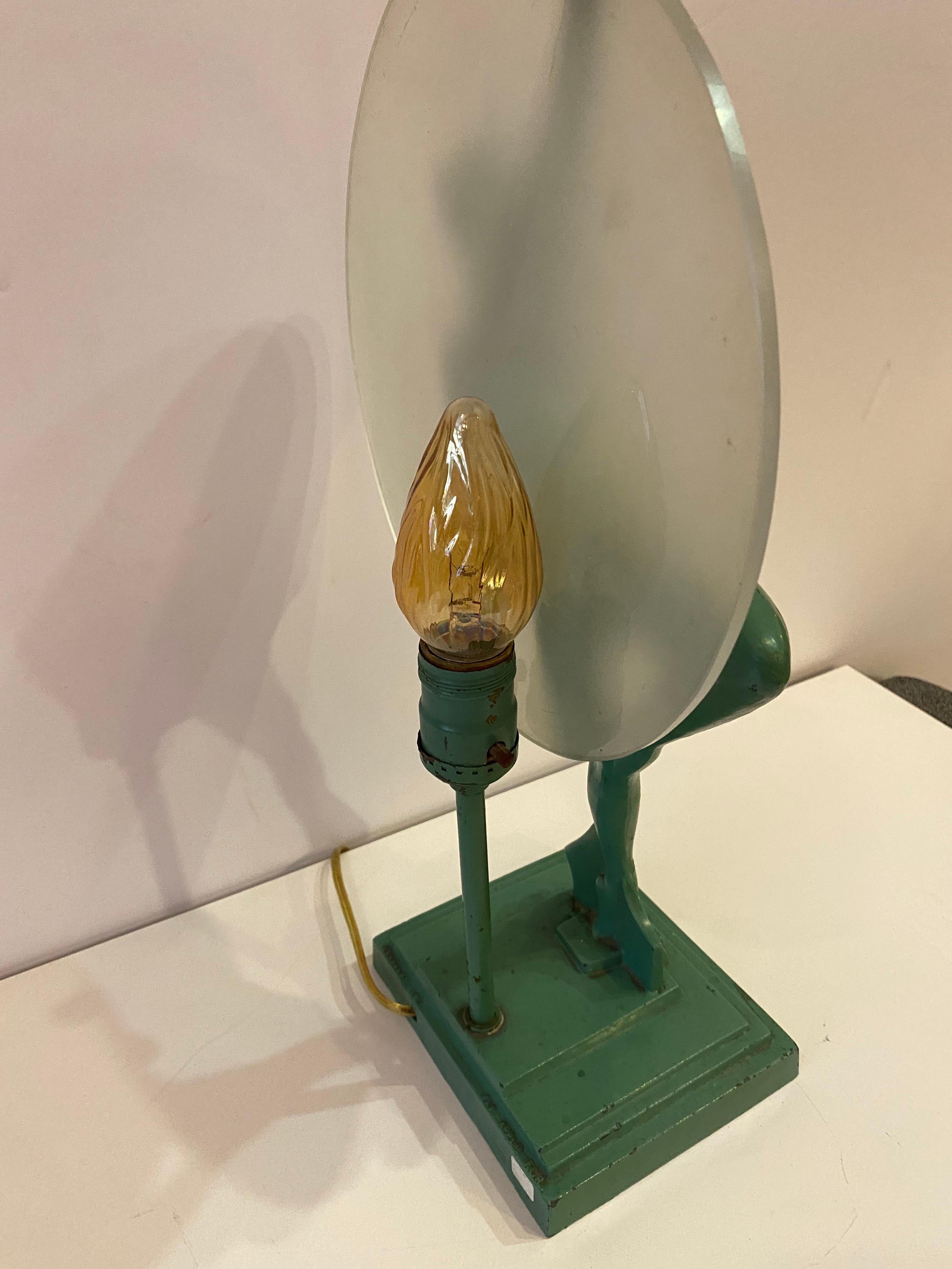 Frankart Nymph Table Lamp In Good Condition In Philadelphia, PA