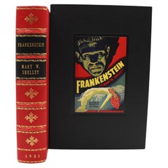 Antique Frankenstein by Mary W. Shelley, Photoplay Grosset & Dunlap Edition, 1931