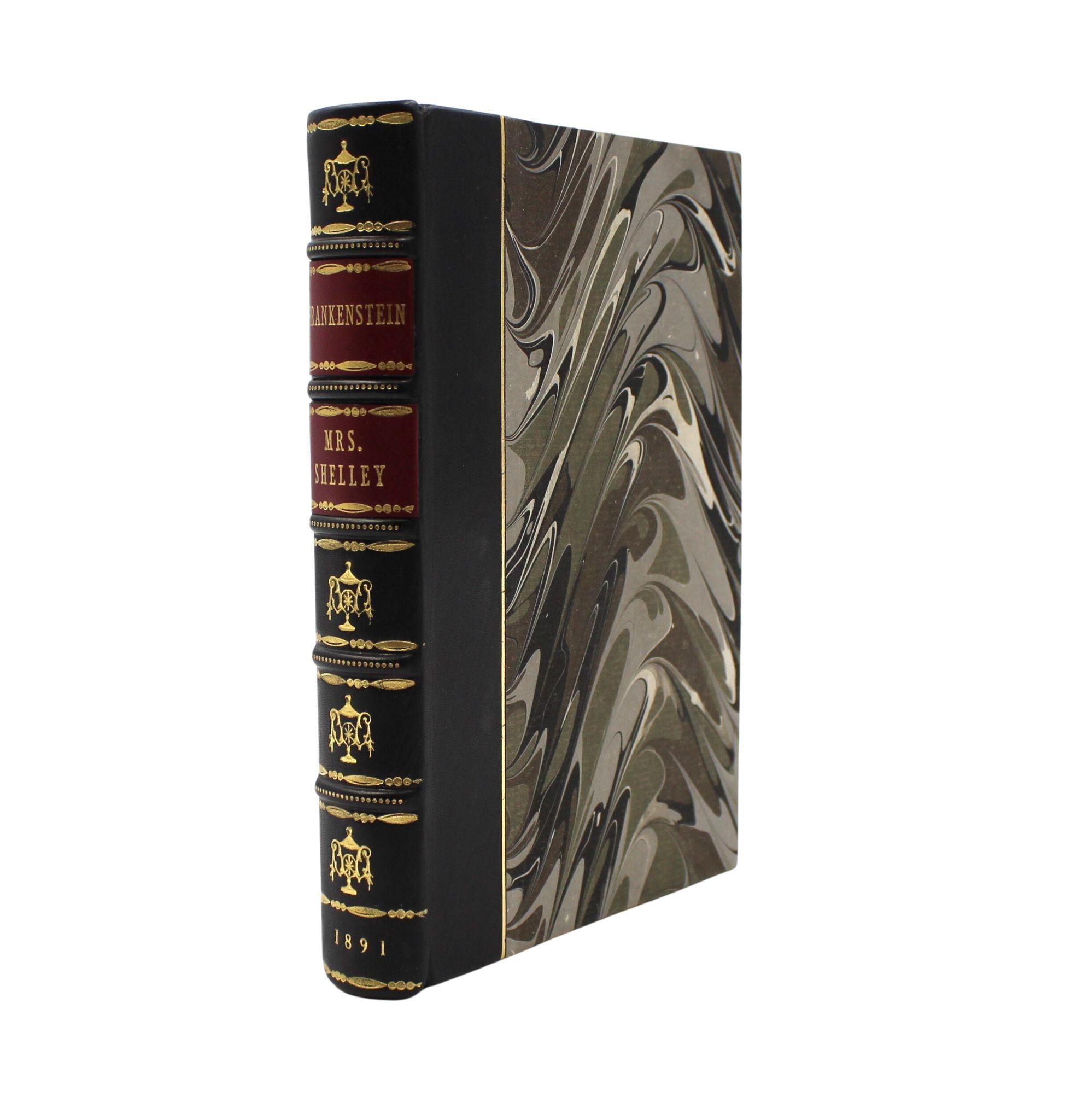 Gilt Frankenstein; or The Modern Prometheus by Mary Shelley, Later Printing, 1891 For Sale