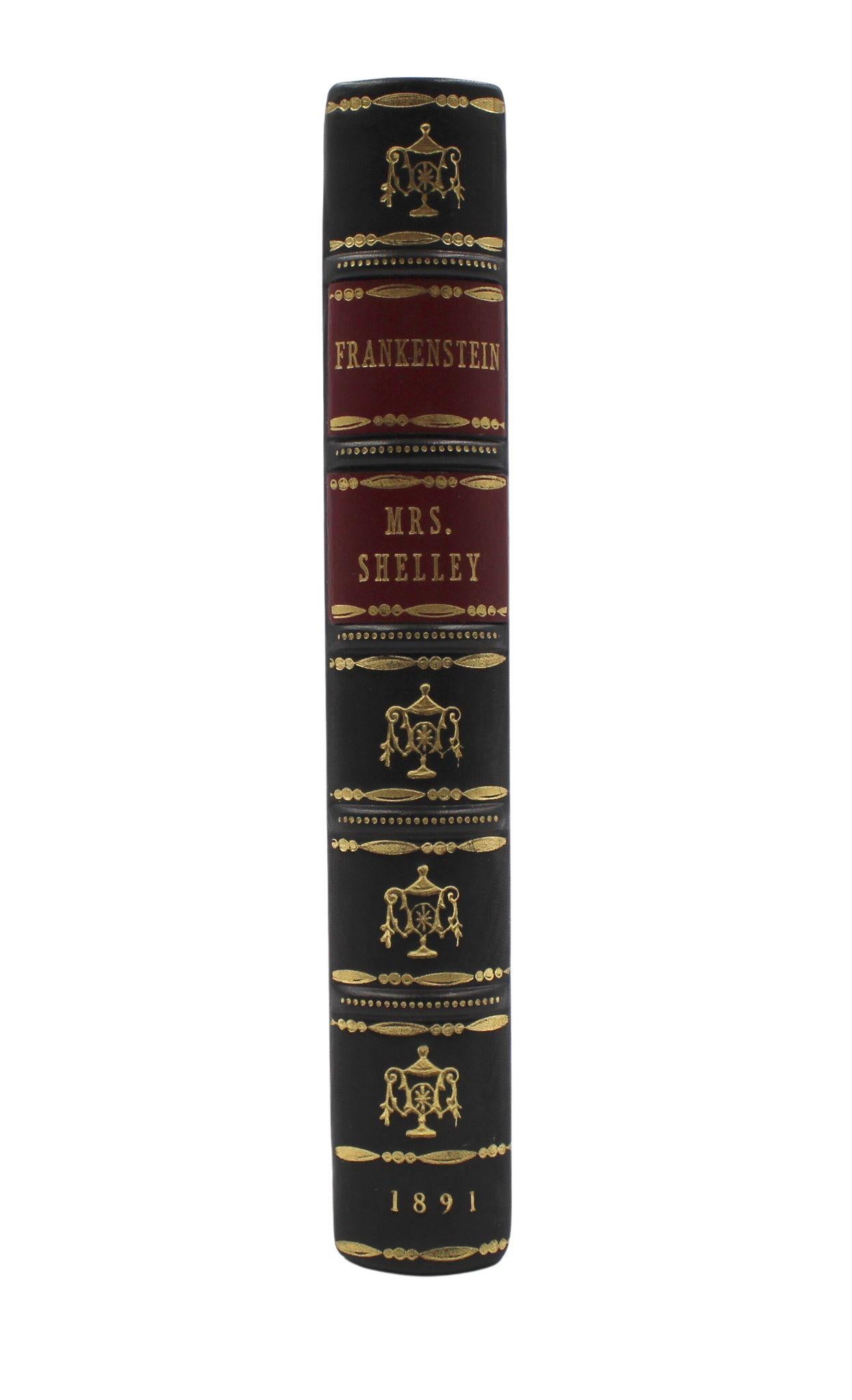 Leather Frankenstein; or The Modern Prometheus by Mary Shelley, Later Printing, 1891 For Sale