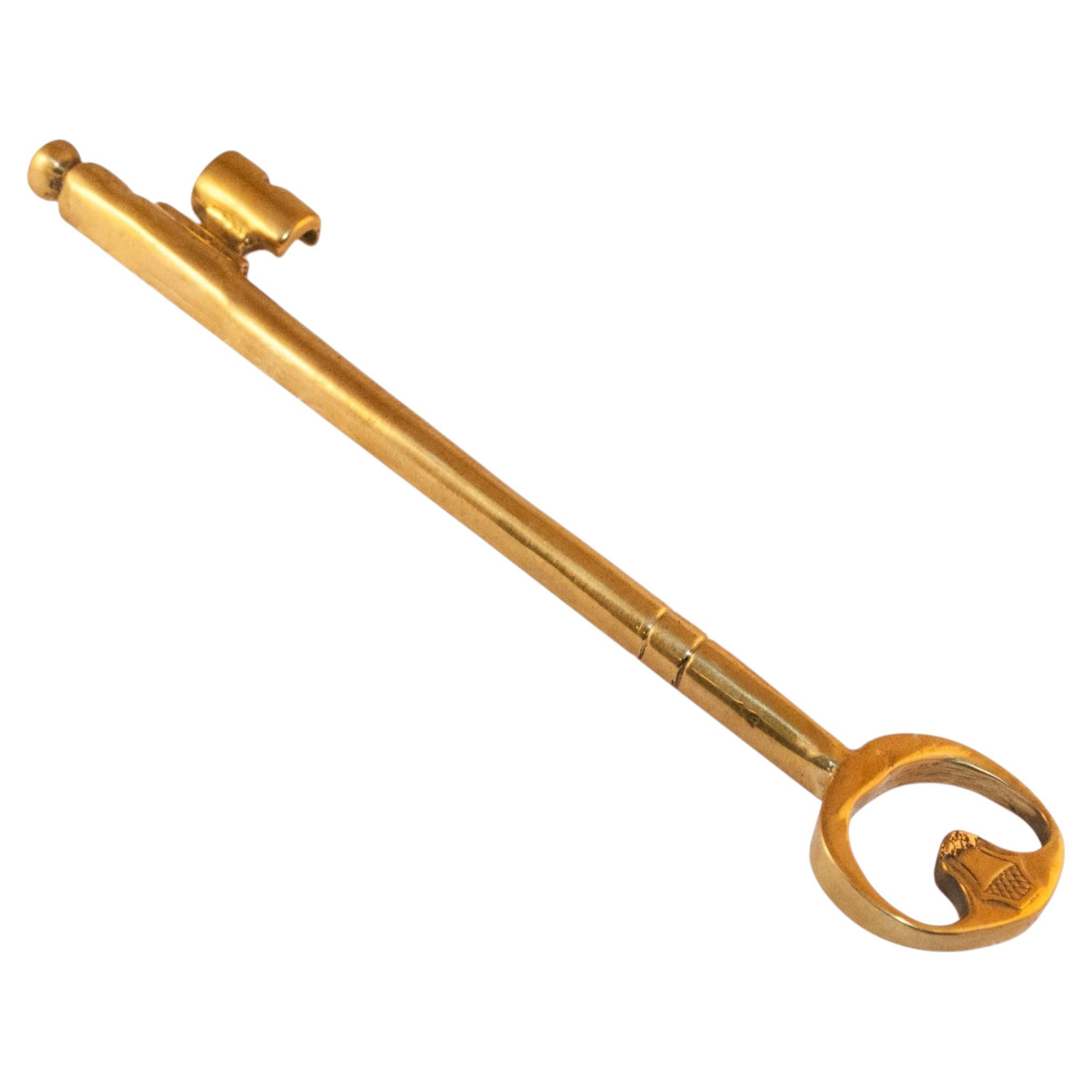 Frankenstein Secret - brass key knob For Sale