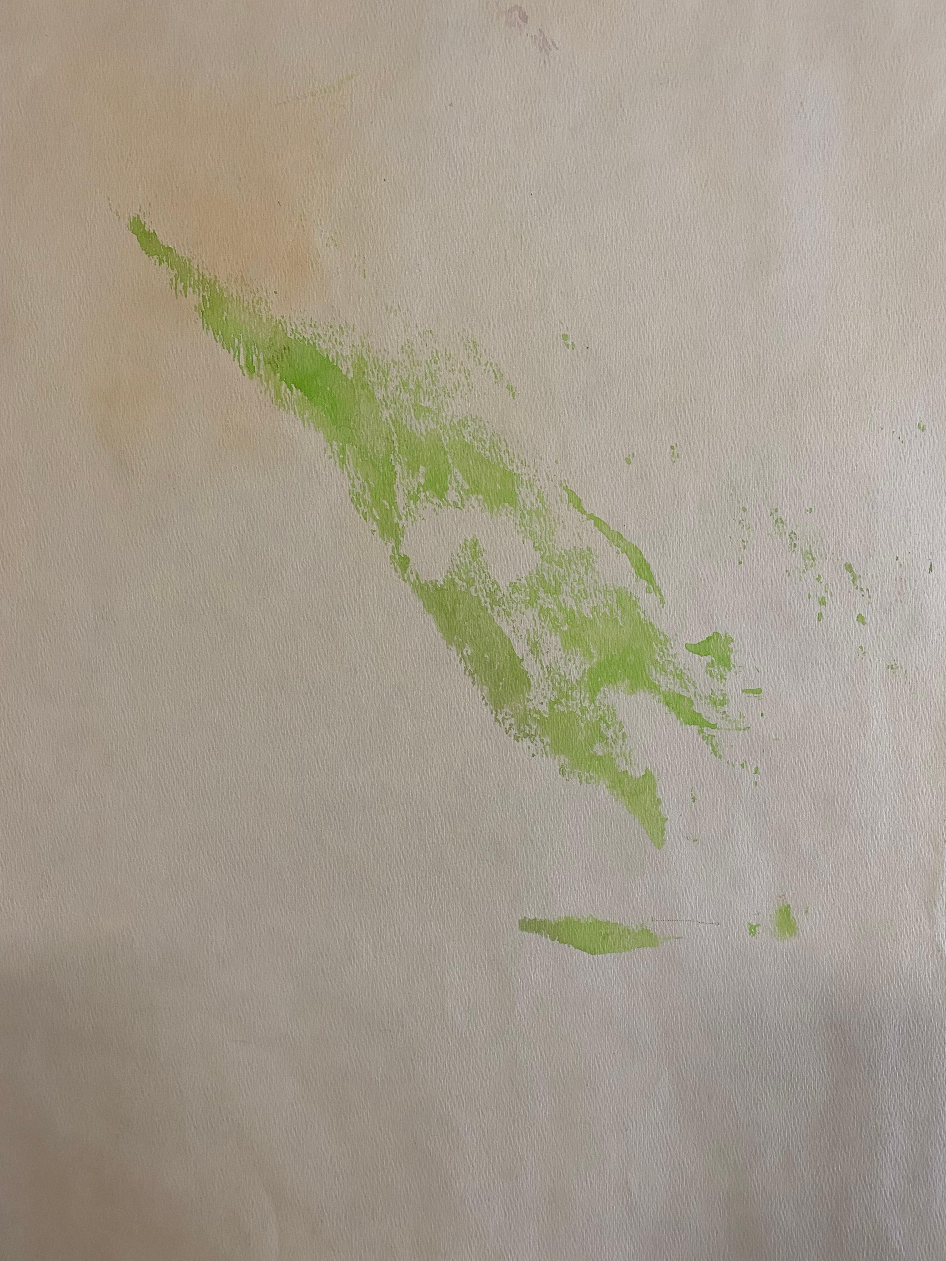 Abstraktes Aquarell im Frankenthaler Soak Stain-Stil im Angebot 9
