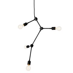 Franklin Chandelier, Black, UL, Designed by Søren Rose