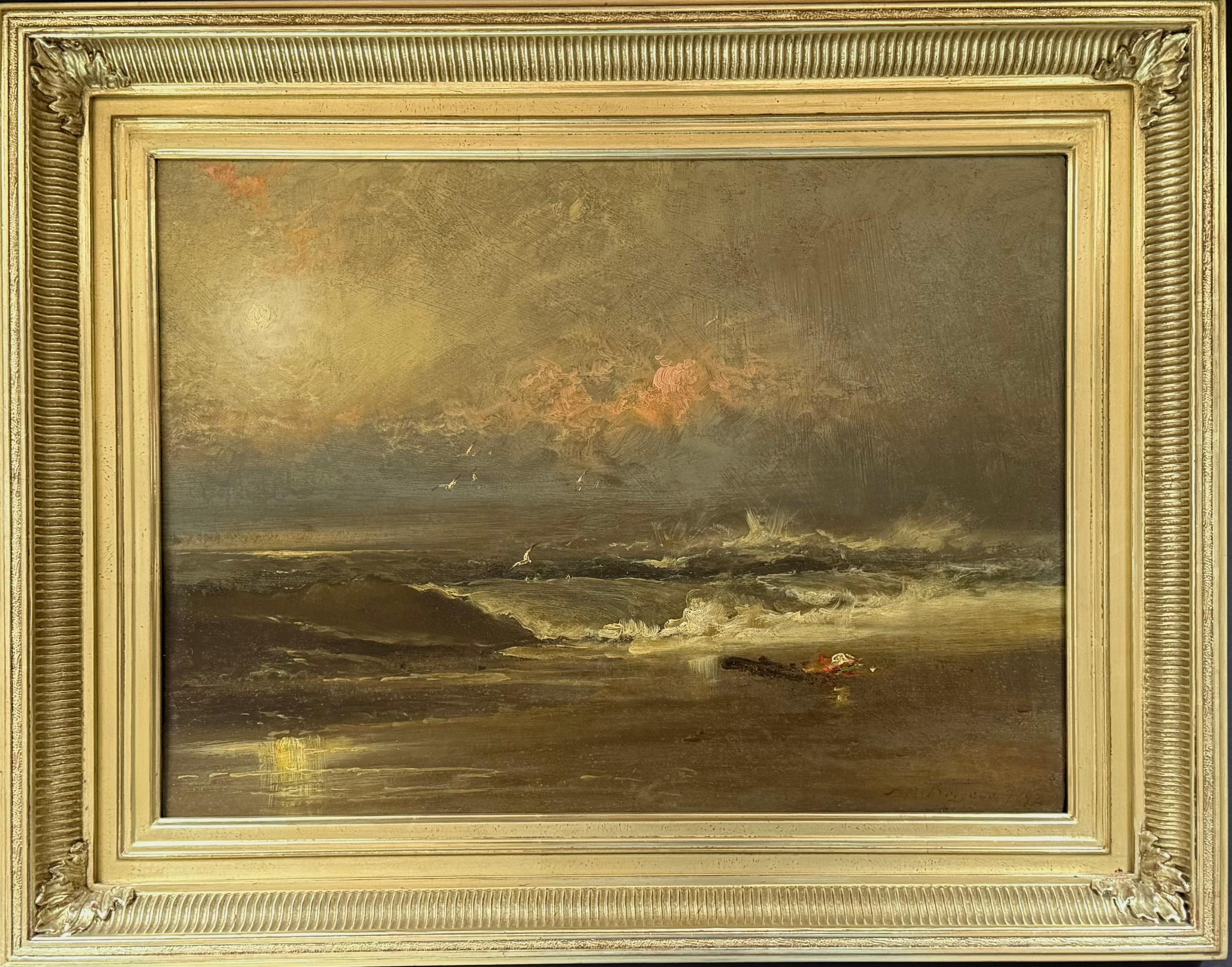 “Rough Seas” - Painting by Franklin D. Briscoe