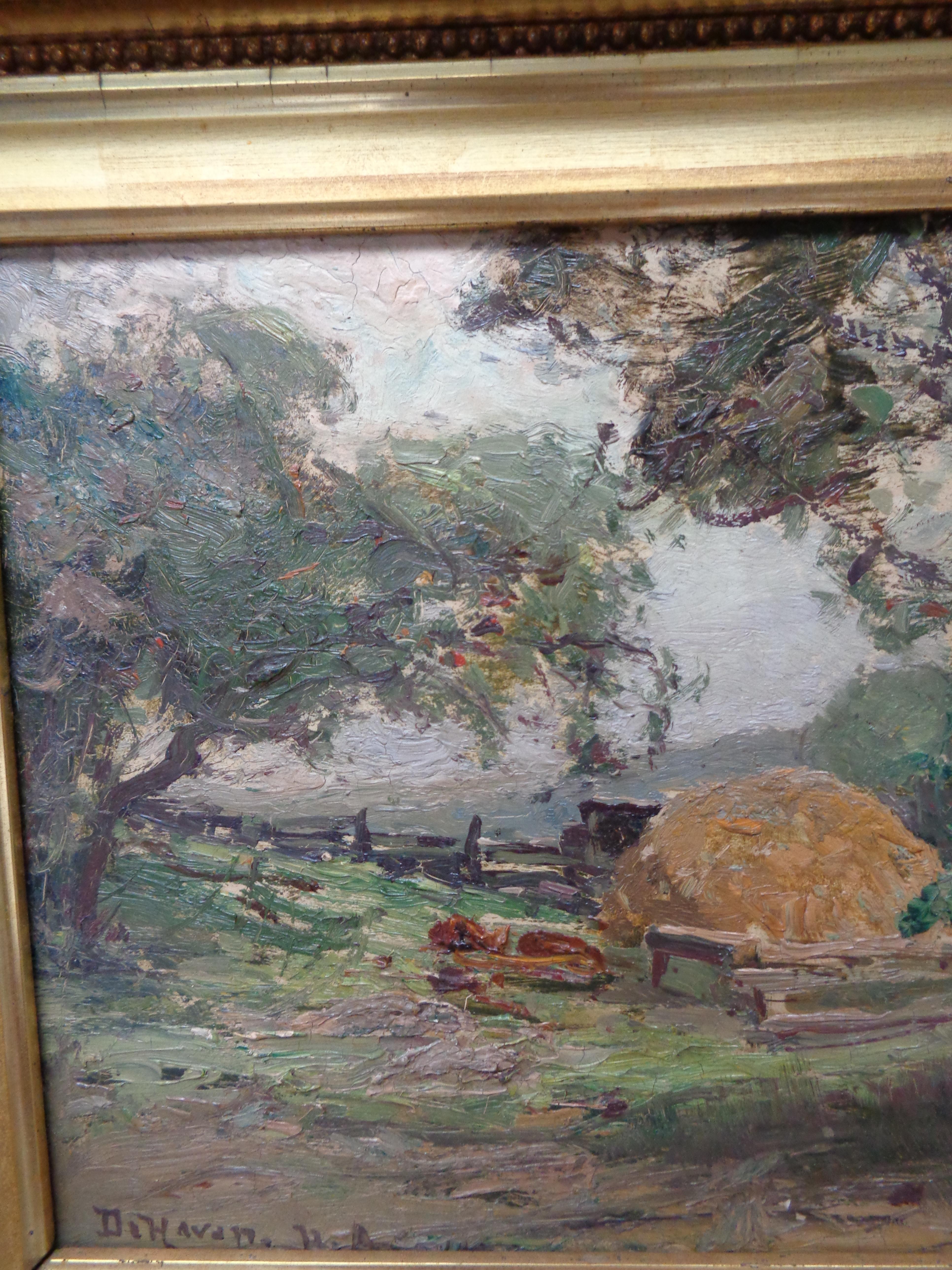 oil painting signed franklin