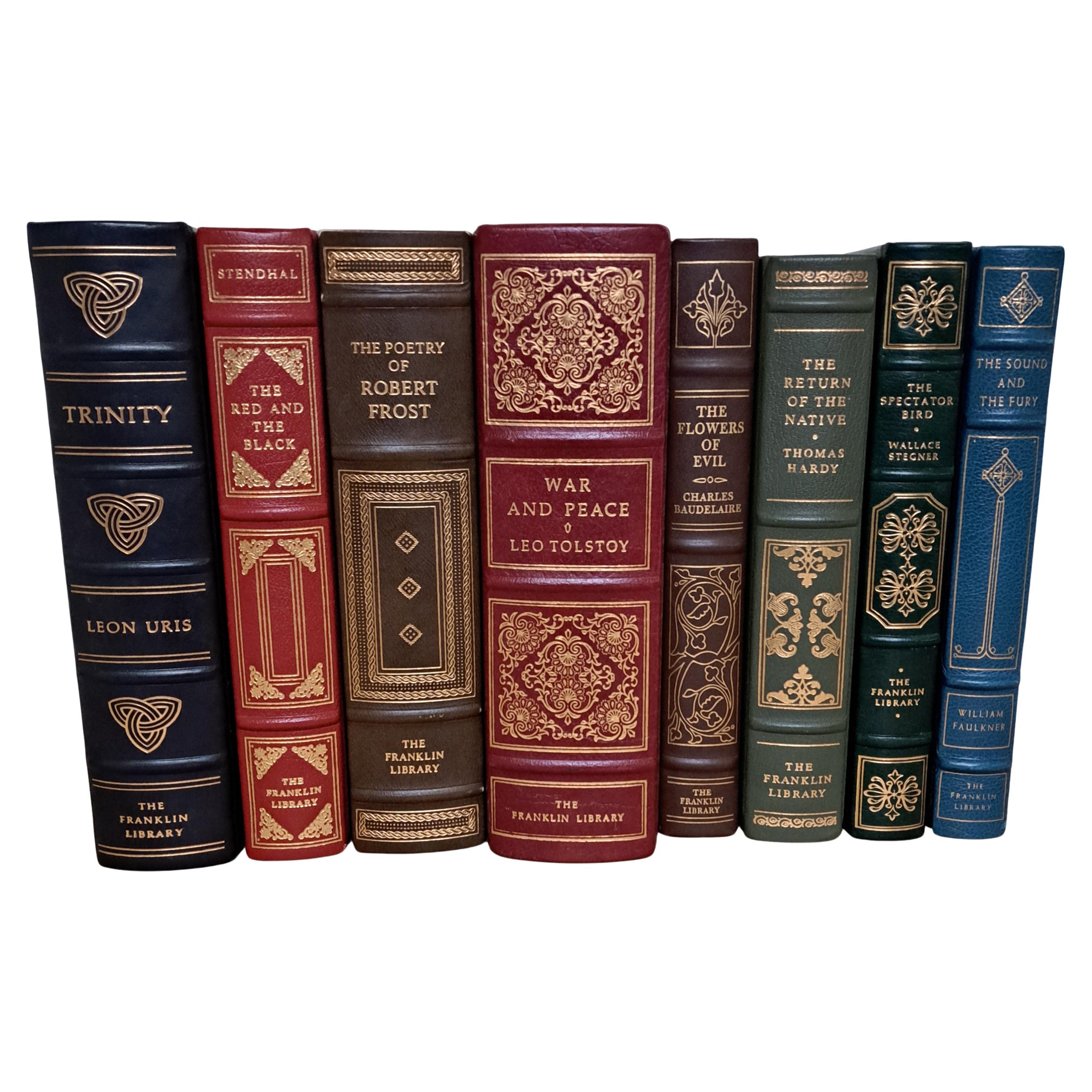 Franklin Library Vintage Leather Books Set of 8