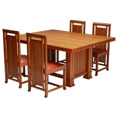 Franklin Lloyd Wright Cassina Dining Room Set