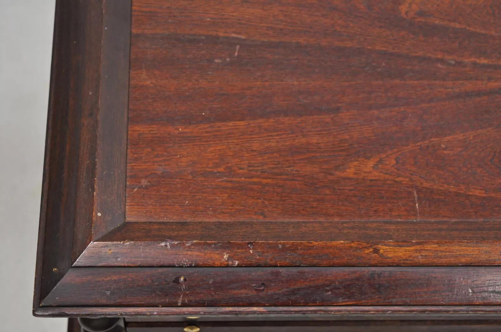 Franklin Mint Belgian Mint House Barley Twist Five Drawer Mahogany Coin Chest 3