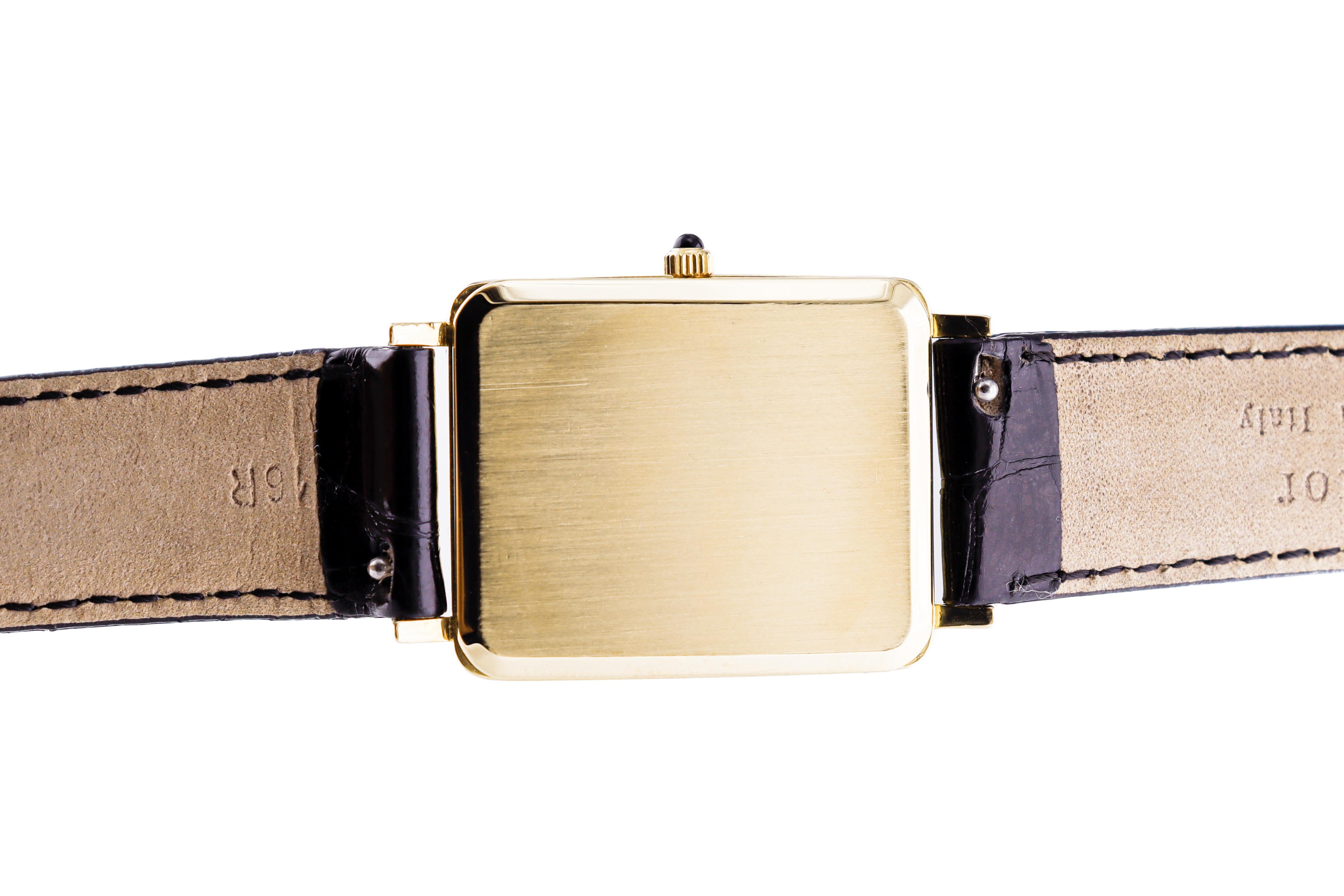 Franklin MInt Commemorative or 18 Karat Yellow Gold Men's Wrist Watch For Sale 5
