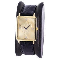 Franklin MInt Commemorative or 18 Karat Yellow Gold Men's Wrist Watch