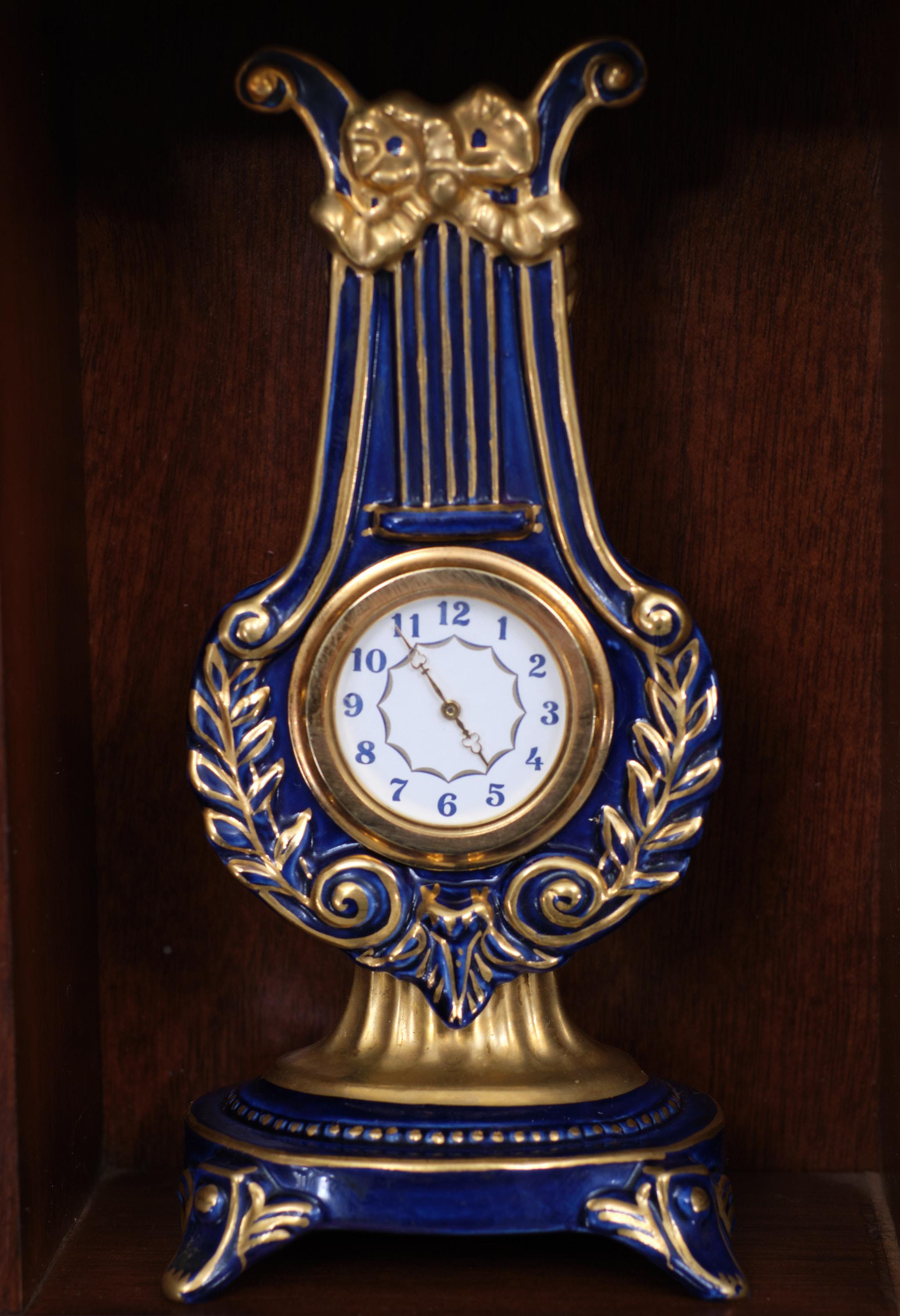Brass Franklin MInt Miniature Clocks Collection, 1980s For Sale