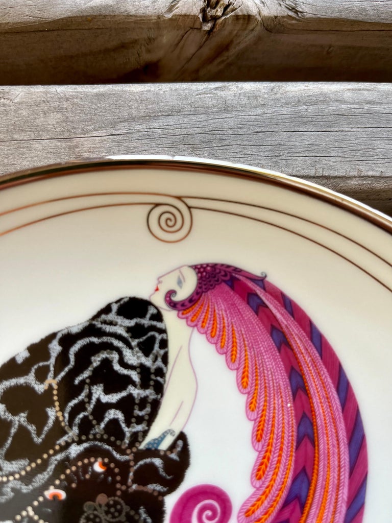 Franklin Mint The House of Erte Porcelain Plate 