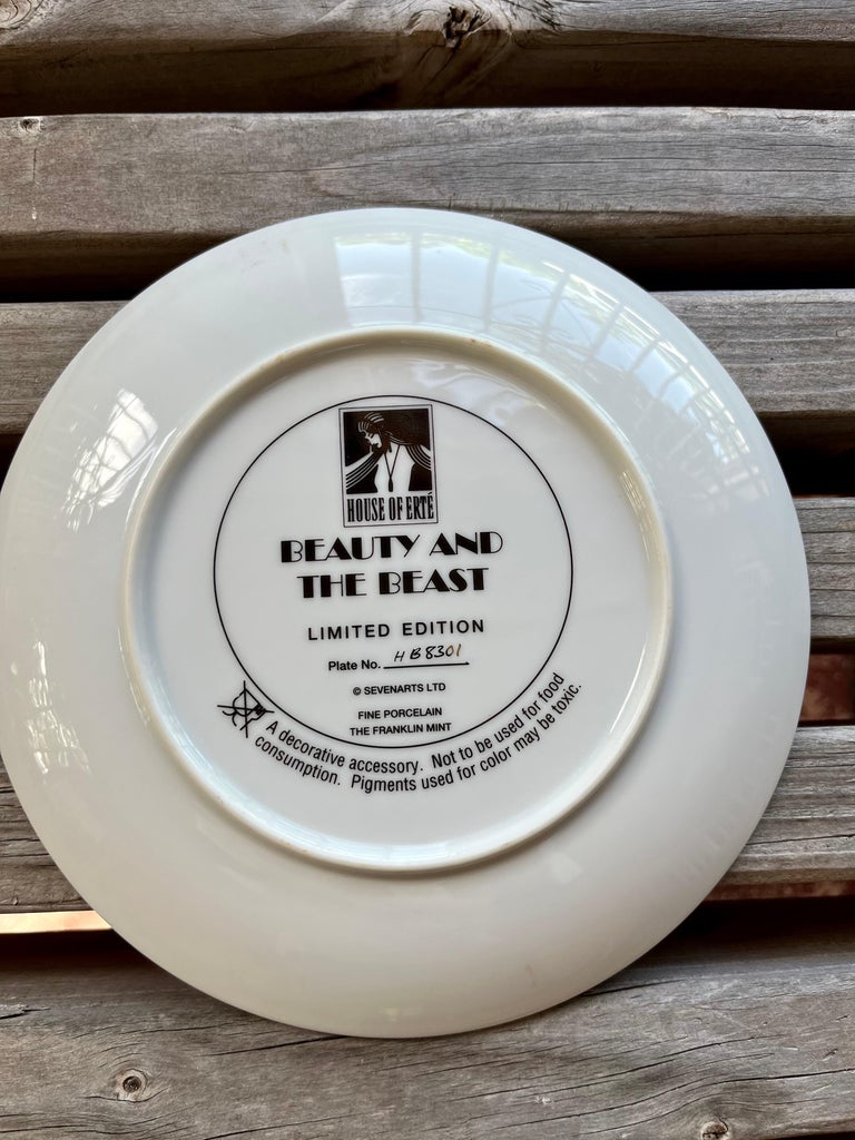 Franklin Mint The House of Erte Porcelain Plate 