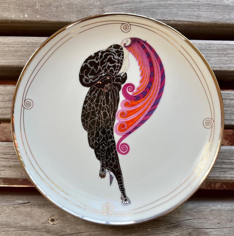 Franklin Mint The House of Erte Porcelain Plate 