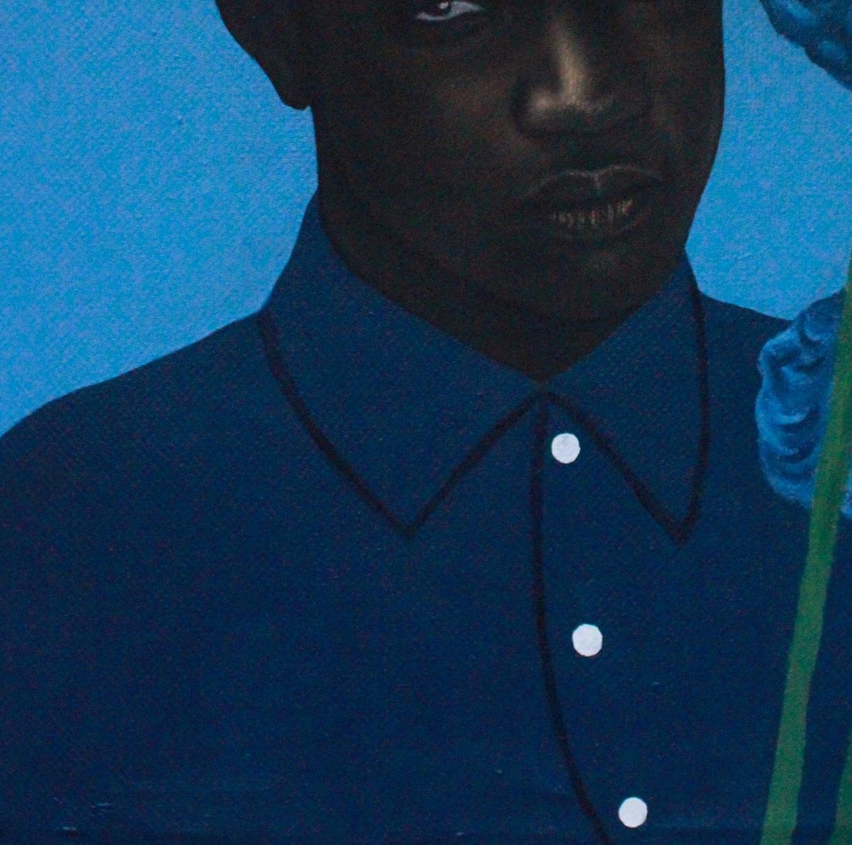 Pittura
Spedito in un tubo ben protetto dalla Nigeria
Quest'opera è unica, non è una stampa o un altro tipo di copia.
Accompagnato da un certificato di autenticità.