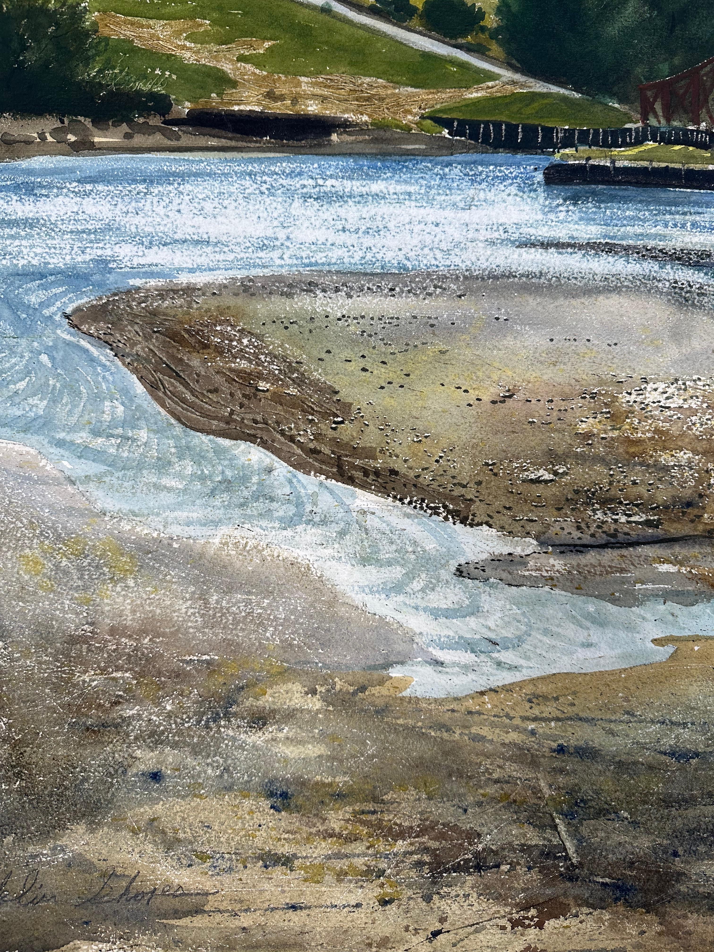 Peinture réaliste de la Nouvelle-Angleterre - Réalisme Painting par Franklin Shores
