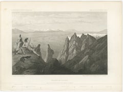Franklin Valley, Great Basin Nevada – Beckwith Survey Engraving, c.1855