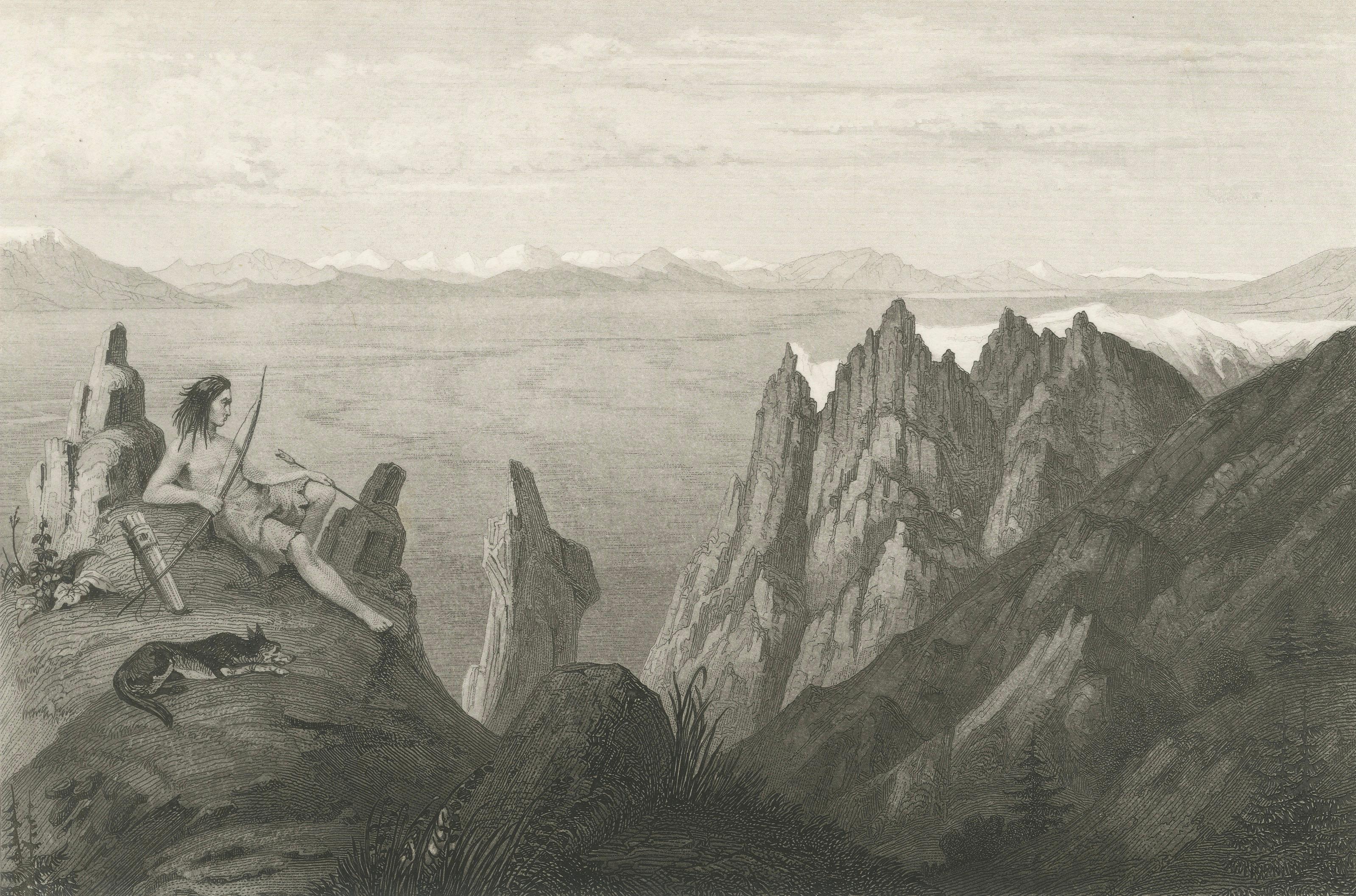 Franklin Valley, Great Basin Nevada – Beckwith Survey Engraving, c.1855