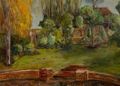 Franklin White (1892-1975) - Mid 20th Century Oil, Beloved Garden