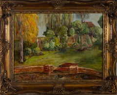 Franklin White (1892-1975) - Mid 20th Century Oil, Beloved Garden