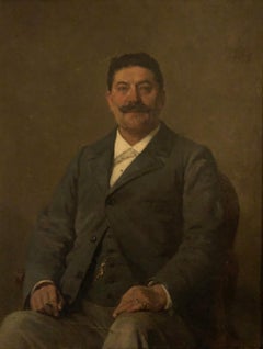 Ritratto di uomo con baffi