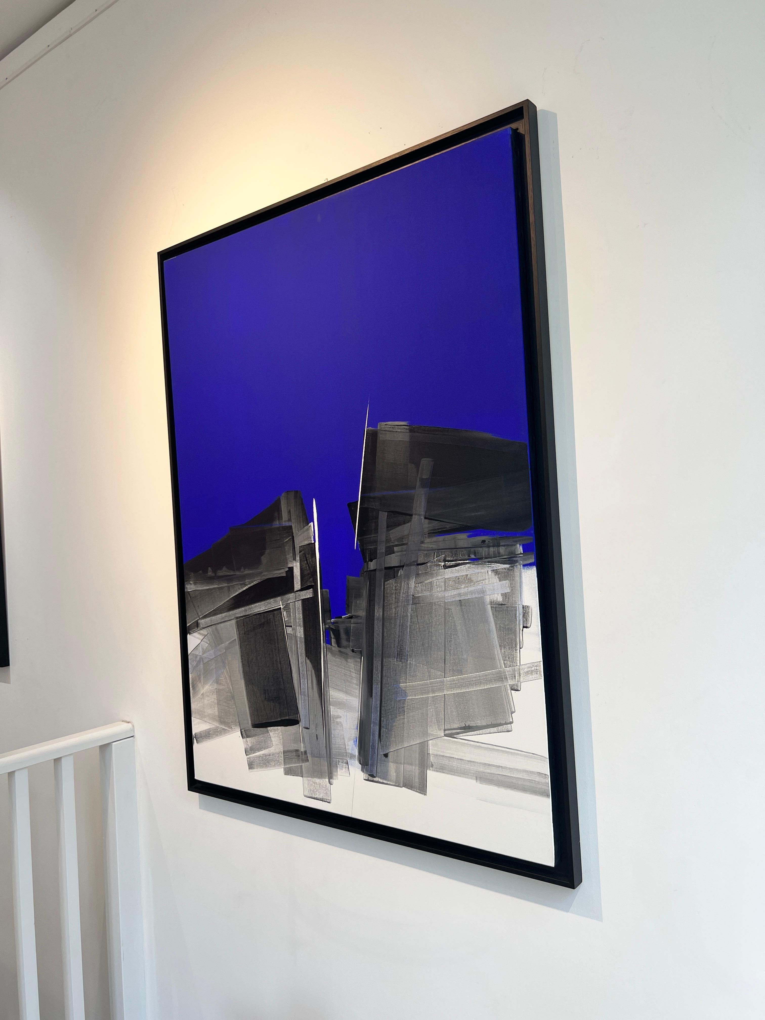 Au détour - Painting Astratto di François Benoit Lison