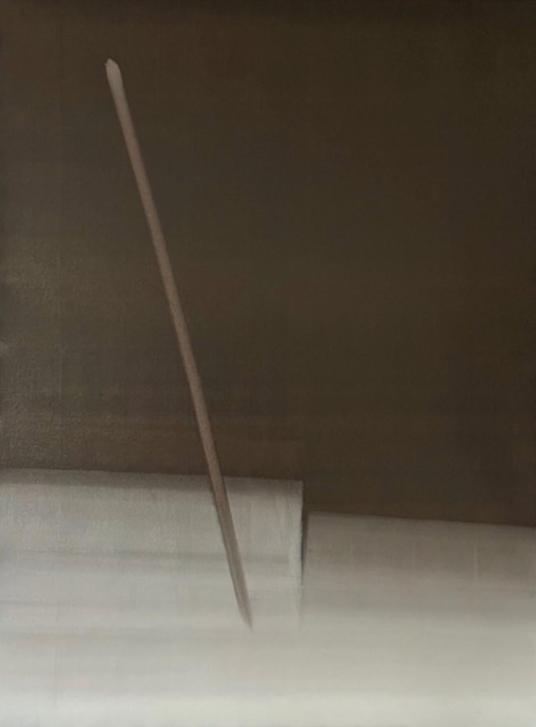 François Benoit Lison Abstract Painting - Pilum