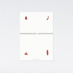 François Bouillon, Galerie de France Expo 1989 Exhibition Poster